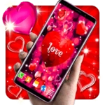 love parallax wallpapers android application logo